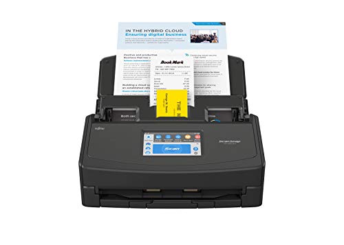 ScanSnap Fujitsu iX1500 Color Duplex Document Scanner for Mac or PC - Black (2018 Release)
