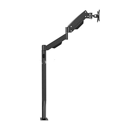 13"-27" LCD Monitor Floor Stand Sofa Side Fixed TV Mount Computer Monitor Holder Gas Spring Arm LD216A Loading 10kgs