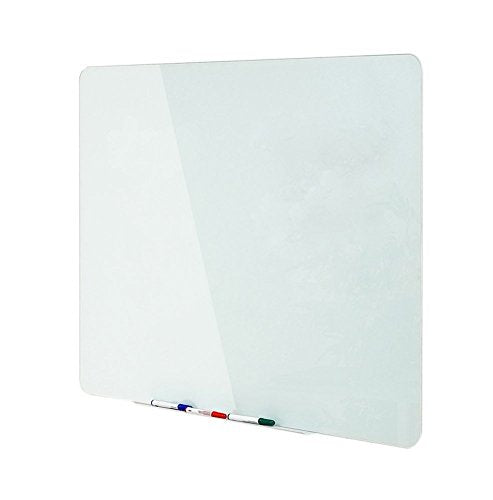 MasterVision Magnetic Tempered Glass Dry Erase Board, 36 x 48 Inches (GL080101)
