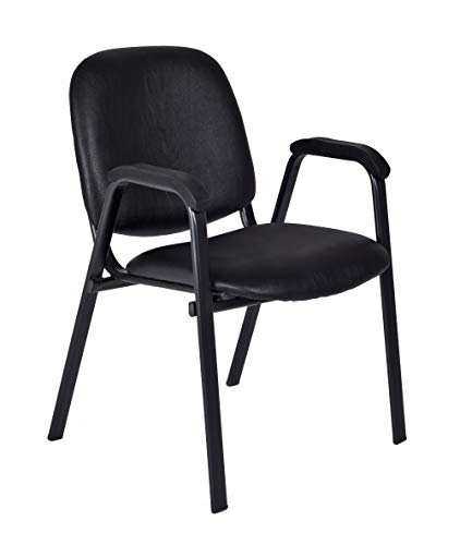 Regency Ace Vinyl Stack Chair Set of 18 Black