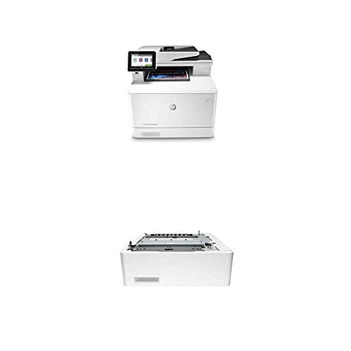HP Color LaserJet Pro Multifunction M479fdw Wireless Laser Printer with Additional 550-Sheet Feeder Tray (CF404A)