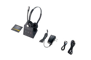 Jabra Engage 65 Wireless Headset Bundle | PC/Deskphone, USB, Lifter | Meets Microsoft Skype for Business Open Office Requirements | 13 Hour Battery, Busy Light, Connect 2 Devices (Stereo)