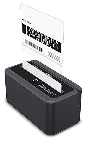 IDetect ID Scanners - ID Card Reader | Age verification ID, Driver's License, Smart Card Reader | Magnetic Card Reader | Perfect for Tablet, Laptop, PC, or POS | Includes Smarte ID Scanning Software