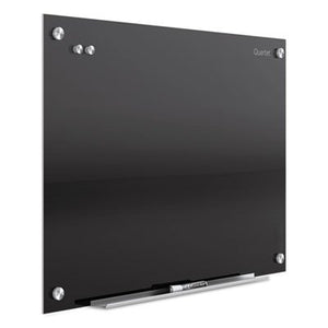 Infinity Magnetic Glass Marker Board, 72 x 48, Black, Sold as 1 Each