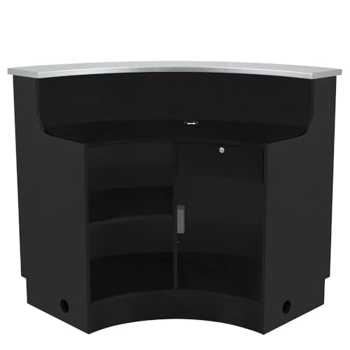 Dir LED Illuminated Curved Reception Desk