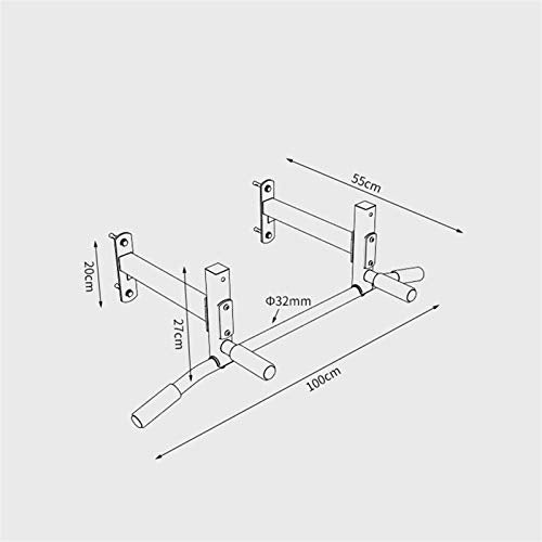 HMBB Strength Training Pull-Up Bars Strength Training Dip Stands Multi-Function Fitness Equipment Hanging Bracket, Gym Workout Strength Training Equipment