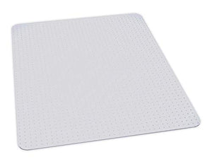 American Floor Mats Chair Mat for Medium Pile Carpet | AnchorBar Cleats | Made in USA | 25-Pack (46" x 60" Rectangle)