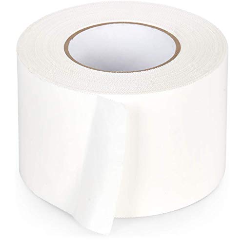ELK Vapor Barrier Seam Tape, Moisture Barrier Seam and Seal Tape for Crawlspace Encapsulations, Carpet Padding, Underlayment, Marine Use, Waterproof 9 Mil Poly Tape (4 Inch x 180 Feet, White, 12 Pack)