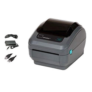 Zebra GK420d Barcode Label Printer | Direct Thermal, USB Interface, 4 Inch, Power Supply (Renewed)