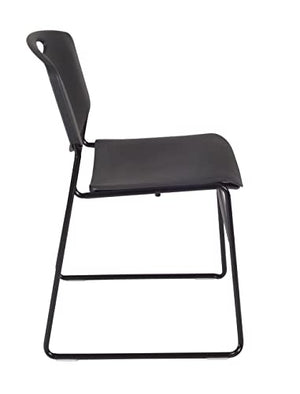 Regency Zeng Stack Chairs (Set of 8), Black