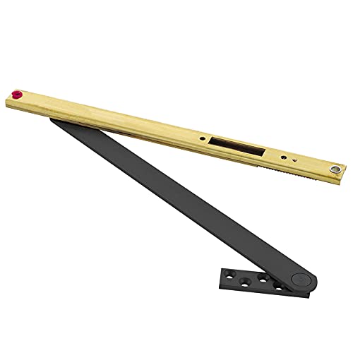 Glynn Johnson 100 Series Heavy Duty Concealed Overhead Stop - Size 4, Sprayed Black Finish
