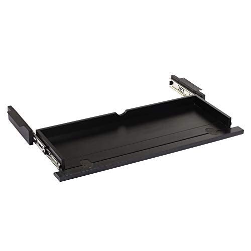 SmartMoves by Howard Miller Custom Built Dropdown Keyboard Drawer (26 in Width, Matte Black)