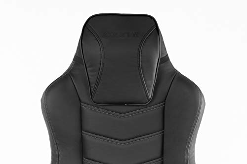 AKRacing Onyx Deluxe Executive Real Leather Desk Chair - Black