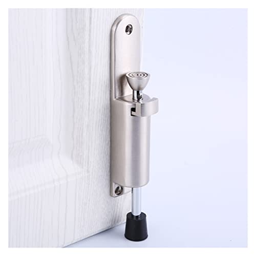 Stainless Steel Telescopic Door Stopper Silver Step-On Door Holder