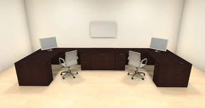 UTM Furniture Modern Executive Office Workstation Desk Set, CH-AMB-S67