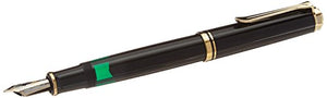 PELIKAN Souveran Fountain Pen, Extra Fine, Black (980110)