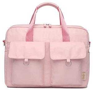 KGEZW Handbag Office Travel Shoulder Messenge Men Laptop Bag Notebook Carrying Case Briefcase (Color : B, Size : 13.3-14.1 inch)