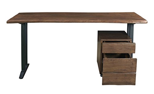 Treasure Trove Accents 17663 Two Drawer Castered File Cabinet, Light Walnut