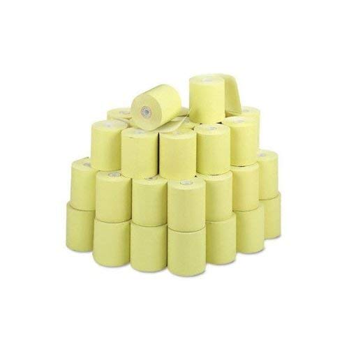 PM Company Perfection POS Canary Thermal Rolls, 3.125 Inches x 230 Feet, 50 Rolls per Carton (05214C)