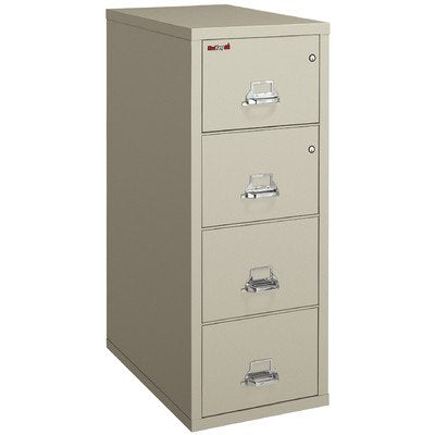 Fireproof 4-Drawer Legal Protection File Finish: Parchment, Interior Finish: Parchment