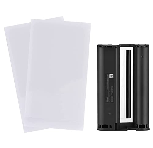 Liene 4x6'' Photo Printer Bundle (60 pcs +2 Ink Cartridges), Wi-Fi Picture Printer, Photo Printer for iPhone, Android, Smartphone, Computer, Dye-Sublimation, Portable Photo Printer for Home Use