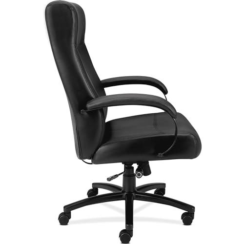 HON Validate Big and Tall Executive Chair - Leather Computer Chair - Black (HVL685)