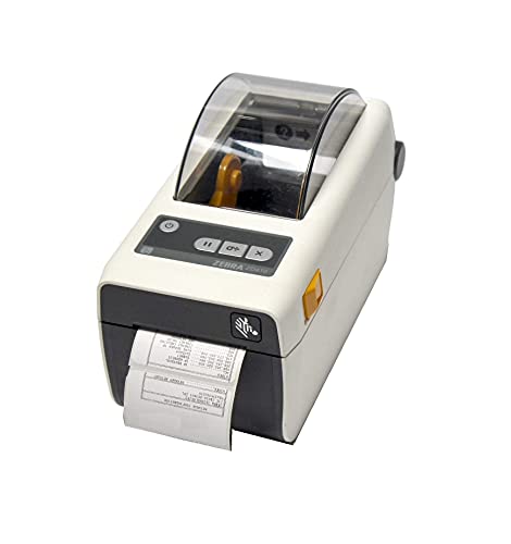 Zebra Technologies ZD41H22-D01E00EZ Series ZD410 Direct Thermal Healthcare Desktop Printer, 203 DPI, 2", US Power Cord, USB 2.0, USB Host, BTLE, Ethernet Module, EZPL (Renewed)