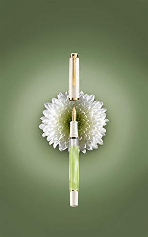 Pelikan Tradition M200 Pastel Green Fountain Pen, Fine Nib, 1 Each (815253)