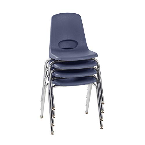 Factory Direct Partners School Stack Chairs Set - 18" and 16" Stacking Student Seats