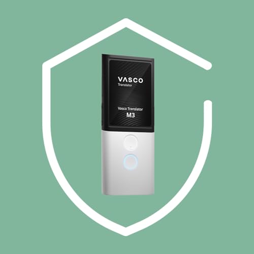Vasco Electronics Vasco M3 Language Translator Device | Free Internet in 200 Countries | Photo Translation | European Brand