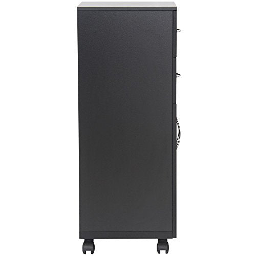 Salon Equipment Accessories Holder Storage Trolley Rollabout Cart TR-07BLK
