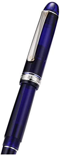 Platinum"#3776 CENTURY/Chartres Blue [Rhodium coating]" (nib : Fine)