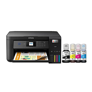 Epson EcoTank ET-2850 Wireless Color All-in-One Cartridge-Free Supertank Printer with Scan, Copy and Auto 2-Sided Printing – The Perfect Family Printer - Black