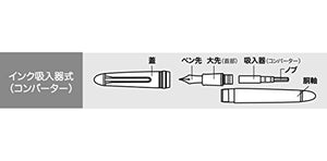 Sailor Pen fountain pen profit 21 silver in di 11-2024-420 Black