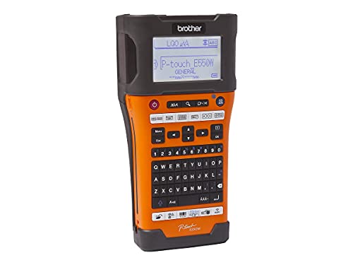 Brother PT-E550W Wireless Handheld Labeling Tool with Auto Strip Cutter