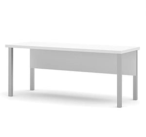 Bestar Table Desk with Square Metal Legs