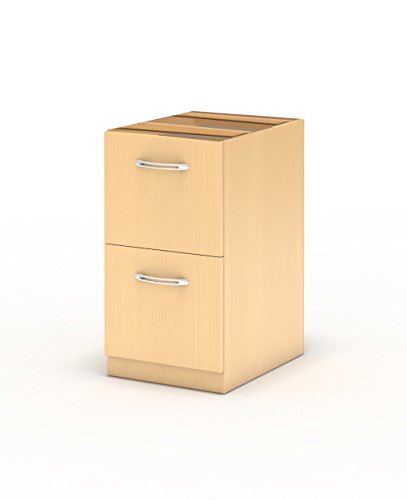 Mayline AFF20LMA Aberdeen 20"D Pedestal FF, for use with Credenza, Return, and Extended Corner, sold separately, Maple Tf