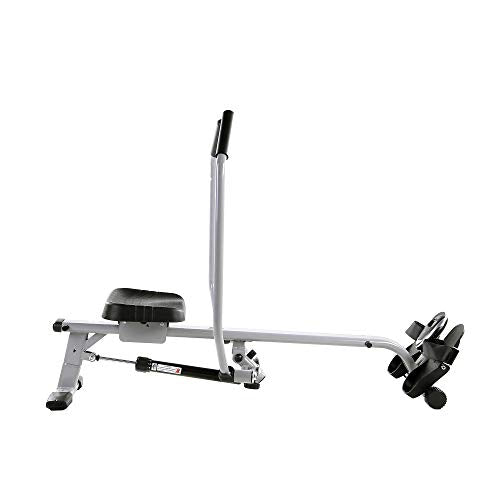 Sunny Health & Fitness SF-RW5639 Full Motion Rowing Machine Rower w/ 350 lb Weight Capacity and LCD Monitor