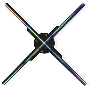 GIWOX 3D Hologram LED Fan 52cm - WiFi, Phone App, TF Card - Business Exhibition Advertising Display