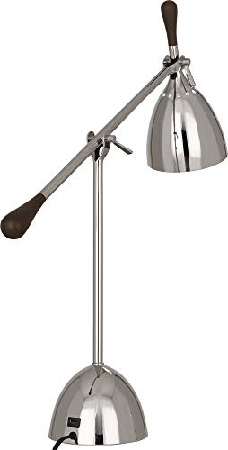 Robert Abbey Ledger Warm Brass Metal Desk Lamp with USB Port