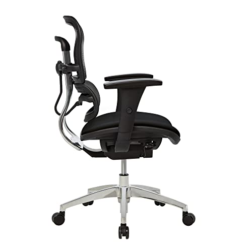Realspace WorkPro® 12000 Series Ergonomic Mid-Back Chair, Black, BIFMA Compliant