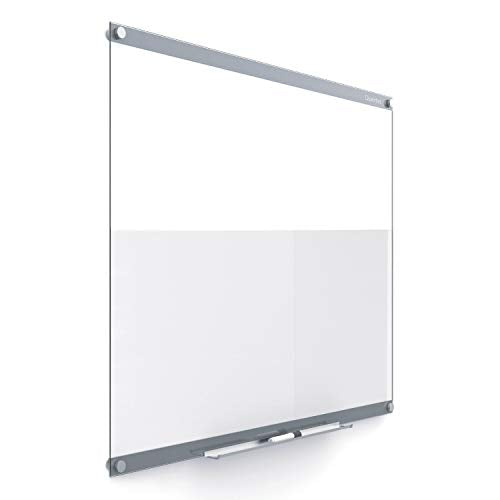 Quartet Glass Whiteboard, Magnetic Dry Erase Board, 3' x 2', with Customizable Templates, White Dry Erase Surface, Infinity (GI3624)