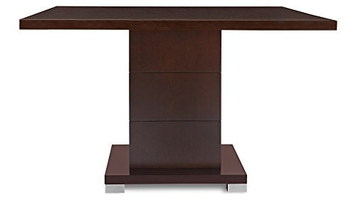 Ford Executive Modern Conference Table in Dark Walnut Wood - Square