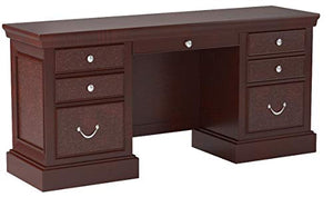 Martin Furniture  Fulton Computer Credenza, Fully Assembled, Brown