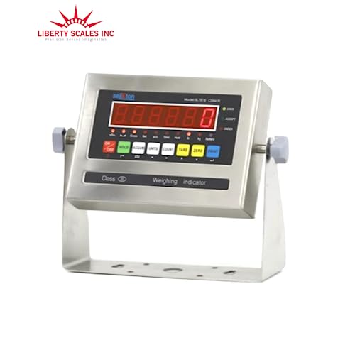 Liberty Scales NTEP Certified Washdown Floor Scale | Stainless Steel Indicator | 48" x 48" | 5000 lbs Capacity