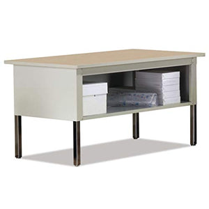 Janitorial Supplies Mayline Kwik-File Mailflow-to-Go Mailroom System Corner Table - MLNTB30PG