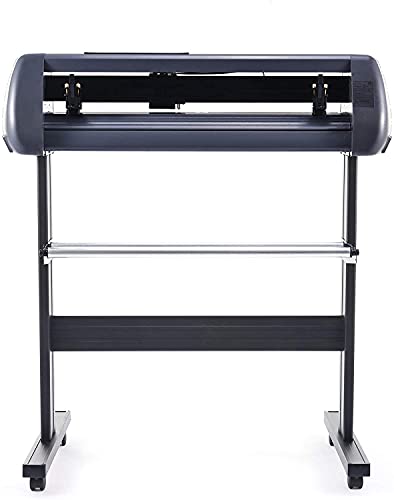 LETRA 28 Inch Vinyl Cutter Machine with Stand, Digital Graphtec Vinyl Printer Cutting Machine, Vinyl Plotter Machine T-Shirt Decal Bundle Banner Sign Making Tools with Software