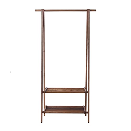 BinOxy Free Standing Coat Rack - Wood Floor-to-Ceiling Clothes Rack (Color: D, Size: M)