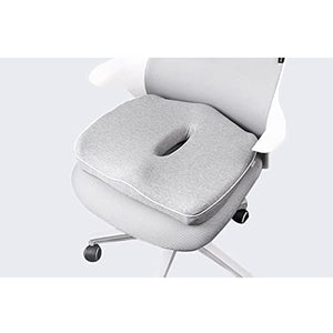 Feilx Memory Foam Coccyx Seat Cushion - Tailbone Pain Relief - Office Chair Car Seat Sciatica Back Pain Relief (Color: C)