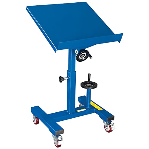 Global Industrial Tilting Work Table 24 x 24 with Mechanical Crank, 300 Lb. Capacity